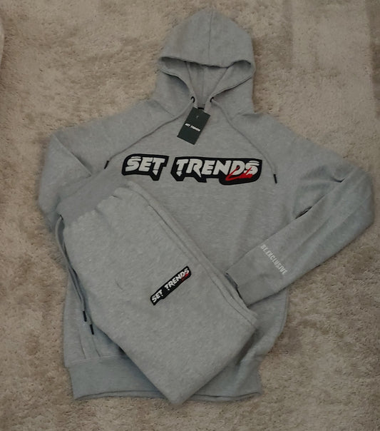 Full Grey CORD Mens Tracksuit